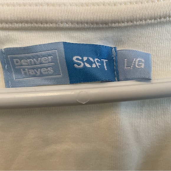 Denver Hayes large ‘soft’ Cream Sleeveless Tank Top - Picture 5 of 8